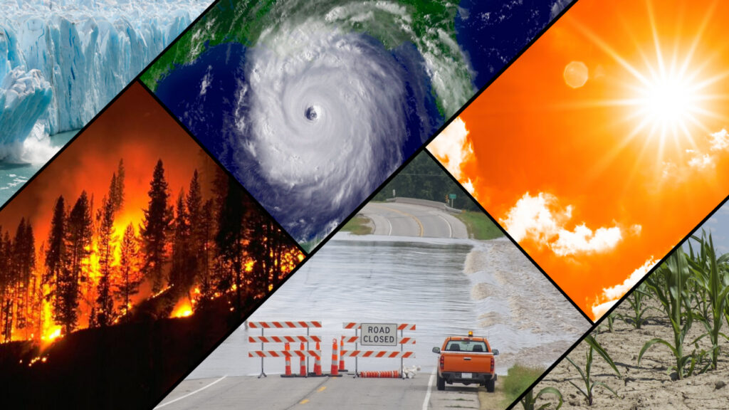 A collage of climates